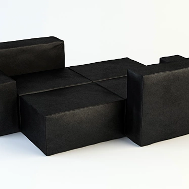 Modular Comfort Sofa 3D model image 1 