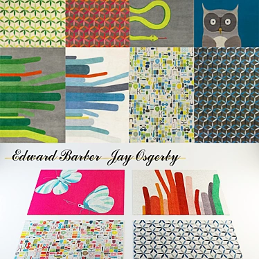 Elevate Your Space: Designer Carpets by Edward Barber & Jay Osgerby 3D model image 1 