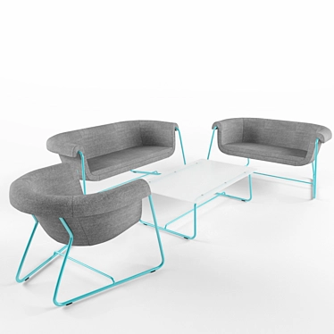 Profim Sofa Collection: Versatile and Stylish 3D model image 1 