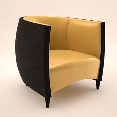 Africa Armchair: Exquisite Design by Alexandra 3D model image 1 