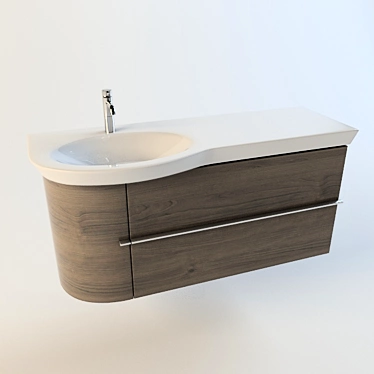 Modern Bathroom Washbasin: LAUFEN 3D model image 1 