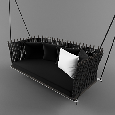 Wabi Swing: The Perfect Outdoor Retreat 3D model image 1 