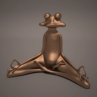 Frog in the lotus pose