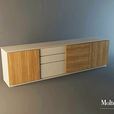 Molteni & C Cupboard: Functional Elegance 3D model image 1 