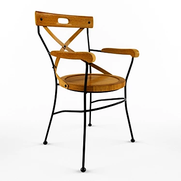 ErgoLux Chair: Comfortably Stylish Seating 3D model image 1 