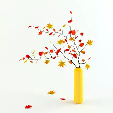 Autumn Eco Decor Set 3D model image 1 