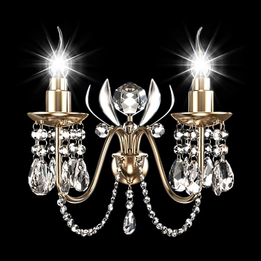 Glorious Sillo Sconce T122-P 3D model image 1 