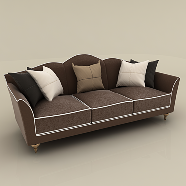 Comfort Plus Sofa 3D model image 1 