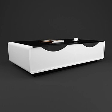Modern Capri Coffee Table 3D model image 1 