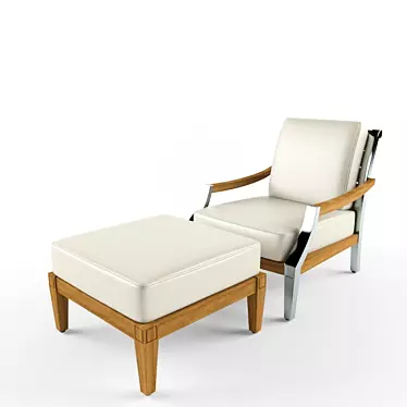 King Richard Lounge Chair: Designed by Starck 3D model image 1 