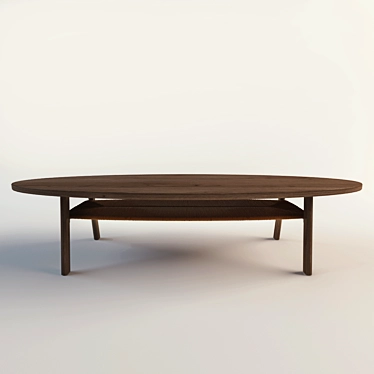 Modern Scandinavian Coffee Table 3D model image 1 