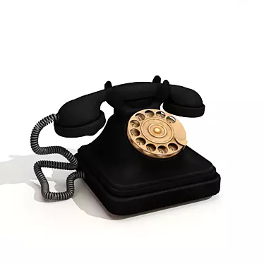 Timeless Phone: Classic Design 3D model image 1 