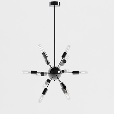 Molecule 12 Pendant Light 3D model image 1 