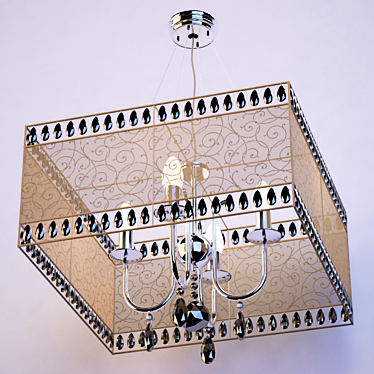 Elegant Glow 9549-44 Chandelier 3D model image 1 