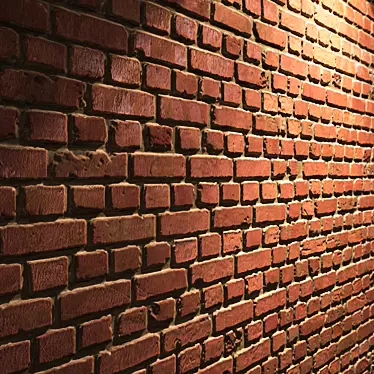 3D Brick Wall Texture 3D model image 1 