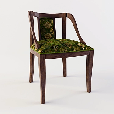 Elegant Vintage Chair 3D model image 1 