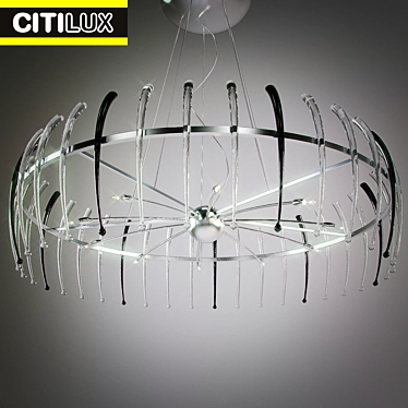 Elegant CITILUX Chandelier 3D model image 1 