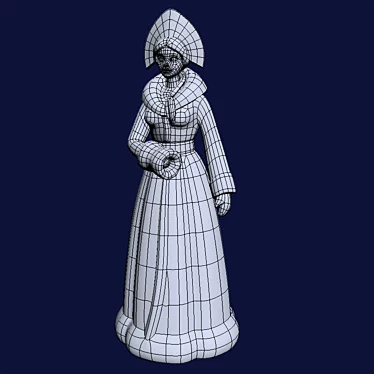 Winter Wonder Snow Maiden 3D model image 1 