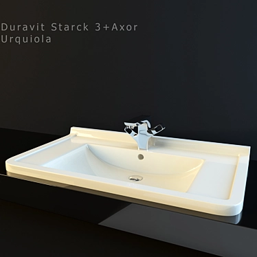 Duravit Starck 3 + Axor Urquiola: Combined Elegance 3D model image 1 