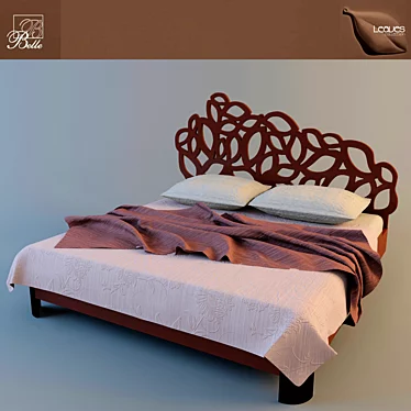 Elegant Leaf-inspired BBelle Collection 3D model image 1 