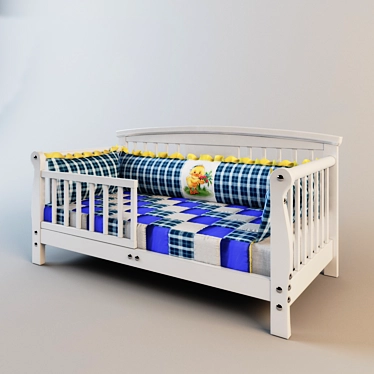 Carolina Cot: Modern Design 3D model image 1 