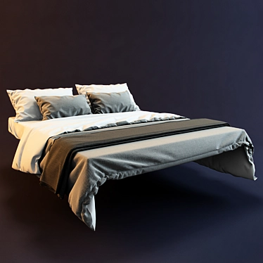 Title: Essential Bedclothes Set 3D model image 1 