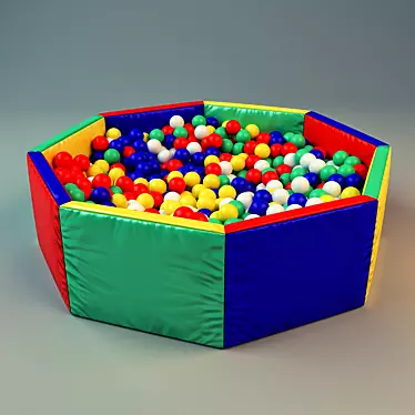 Title: Indoor Dry Pool - Fun Guaranteed! 3D model image 1 