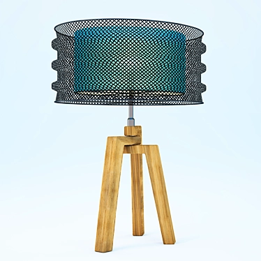 KARE Wire Tripod Table Lamp 3D model image 1 