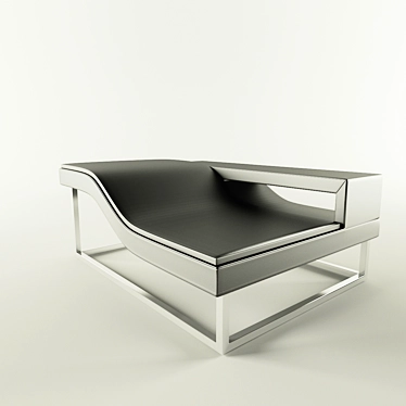 Luxury Flap Sofa 3D model image 1 