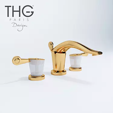 Elegant THG Paris Bagatelle Faucet 3D model image 1 