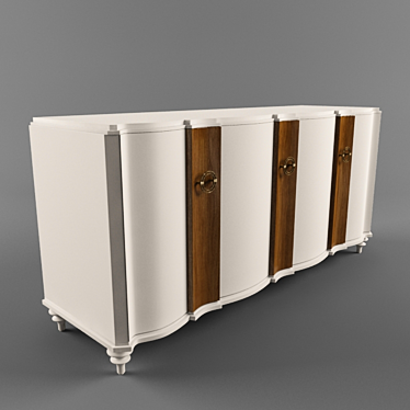 Elegant Storage Solution: Chest of Drawers 3D model image 1 