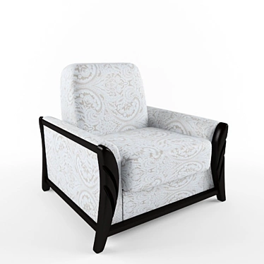 Elegant Lace Chair 3D model image 1 