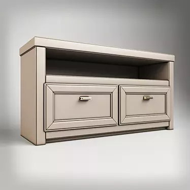 Versatile Art Storage Cabinet 3D model image 1 