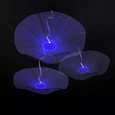 Medusa-inspired Jellyfish Chandelier 3D model image 1 