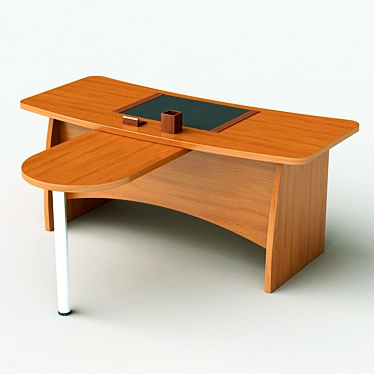 Modern Office Table with Spacious 1750 x 775 mm Surface 3D model image 1 