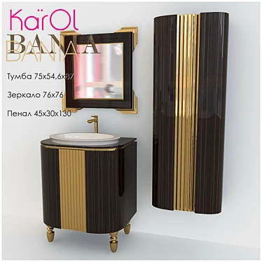 Karol Bania Furniture Set 3D model image 1 