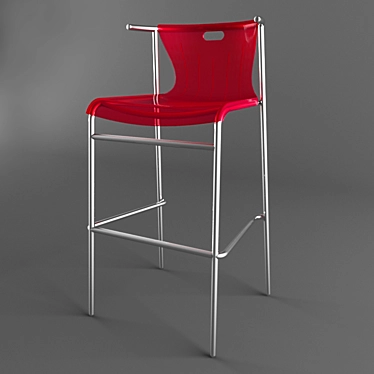 Modern Elmer Bar Stool 3D model image 1 