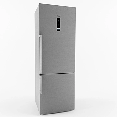 Siemens KG 49NAI22R: Sleek and Spacious Refrigerator 3D model image 1 