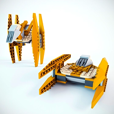 Galactic Battle: LEGO Star Wars 3D model image 1 