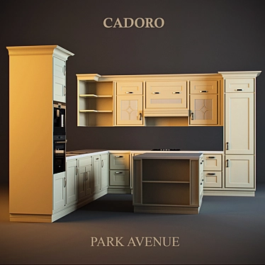 Park Avenue Kitchen: Classic Elegance 3D model image 1 