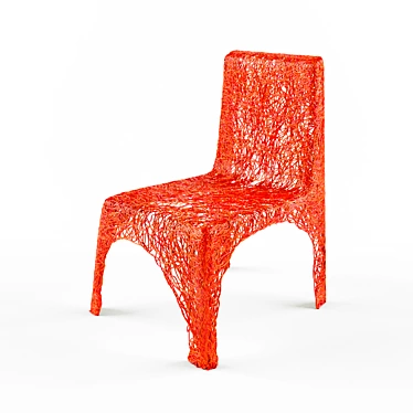 Sleek Extruded Chair 3D model image 1 