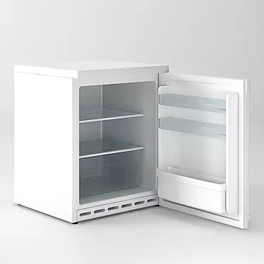 Compact Chilled Essence: Mini Fridge 3D model image 1 