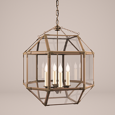 Suzanne Kasler Morris Pendant - Elegant Lighting Solution 3D model image 1 