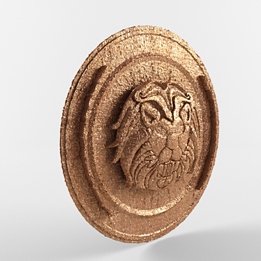 Vintage Shield 3D model image 1 