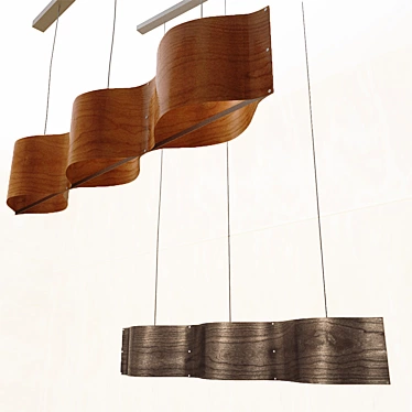 Luminous Elegance Pendant Light 3D model image 1 