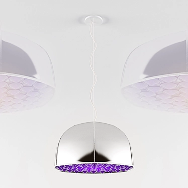 Elegant Lux Art Pendant Light 3D model image 1 