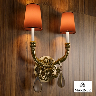 Poly Wall Lamp by Mariner 3D model image 1 