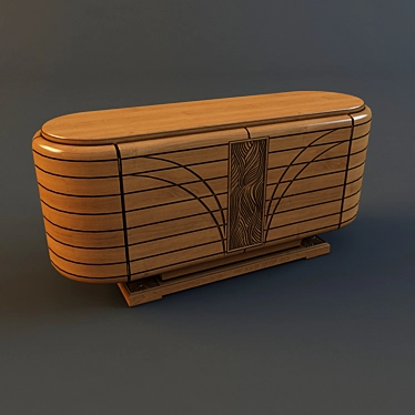 Modern Storage Chest 3D model image 1 