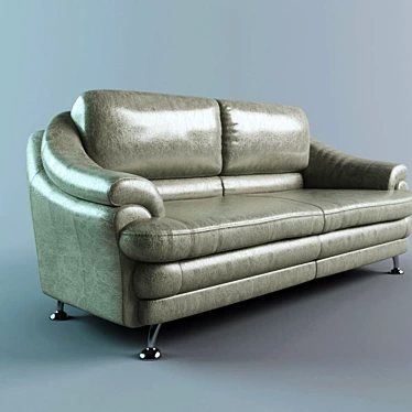 Minimalist Alain Sofa 3D model image 1 