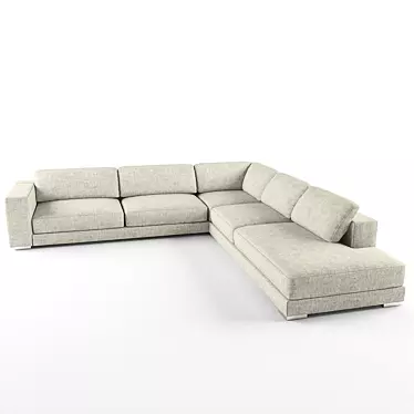 Modern Sectional Sofa 3D model image 1 